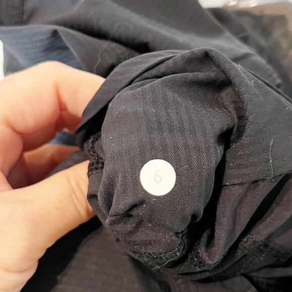 Lululemon Mid Rise Studio Straight Leg Pants Black 6 - Picture 2 of 9